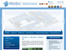 Tablet Screenshot of microelecs.com